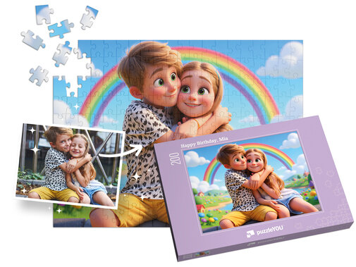 Fotopuzzle con AI Art